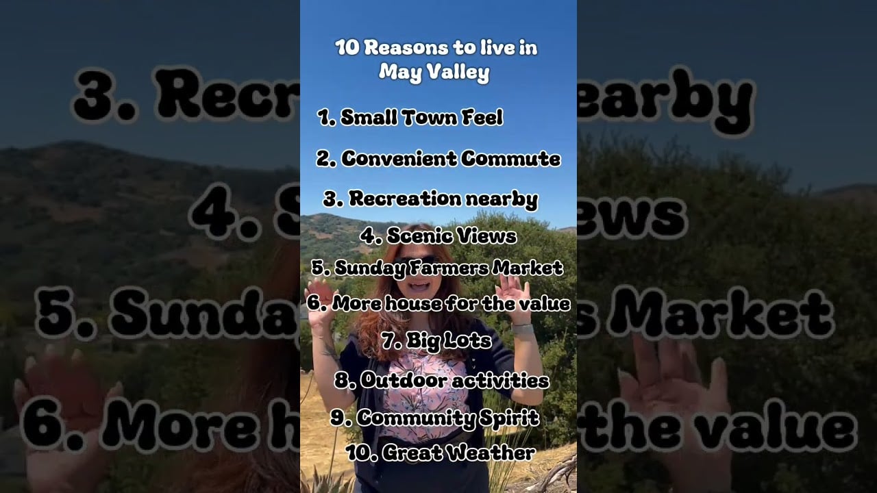 ✨👇Here are my 10 Reasons to Live In the May Valley neighborhood!