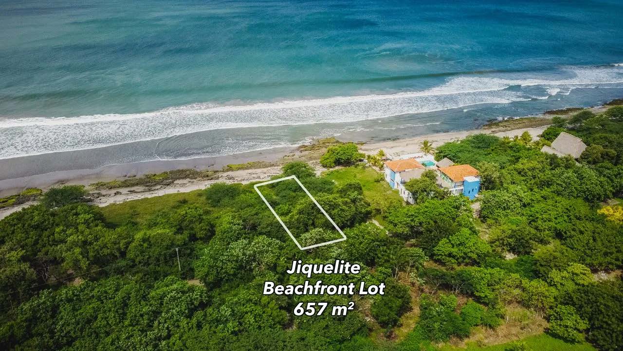 Beachfront Lot at Jiquelite Beach | Oceanfront Land