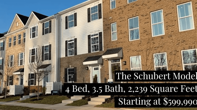 Schubert Model at Independent Hill by Ryan Homes, Manassas VA