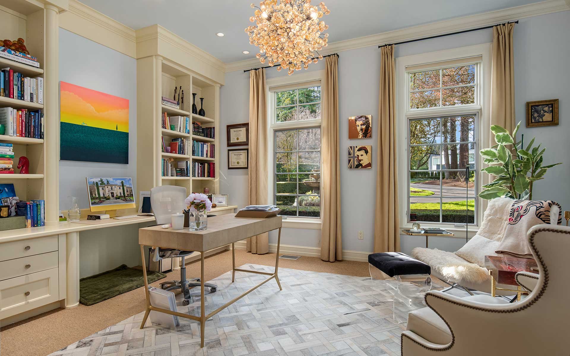 Sophisticated, Timeless Style in a Prized Medina Location on Overlake Golf Course
