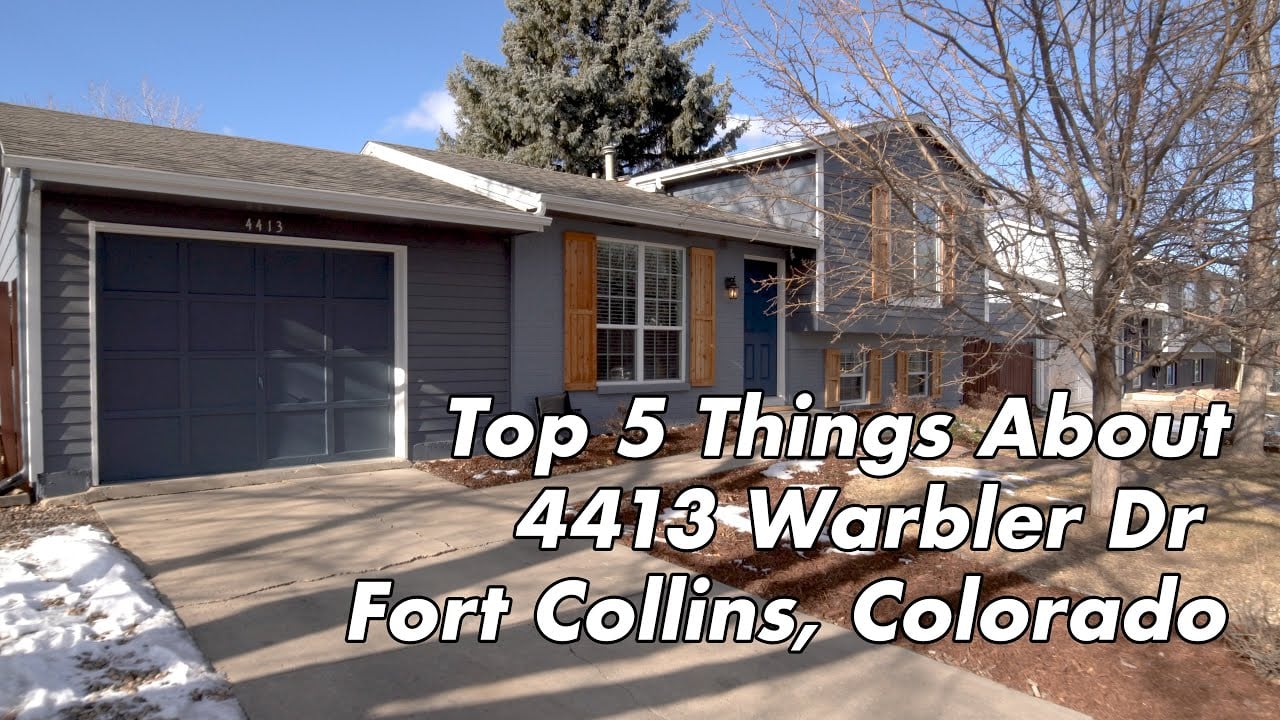 Top 5 Things About 4413 Warbler Drive Fort Collins, CO