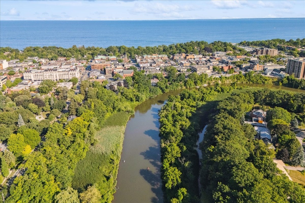 Waterfront Property: Muskoka Living on 16 mile creek in Old Oakville
