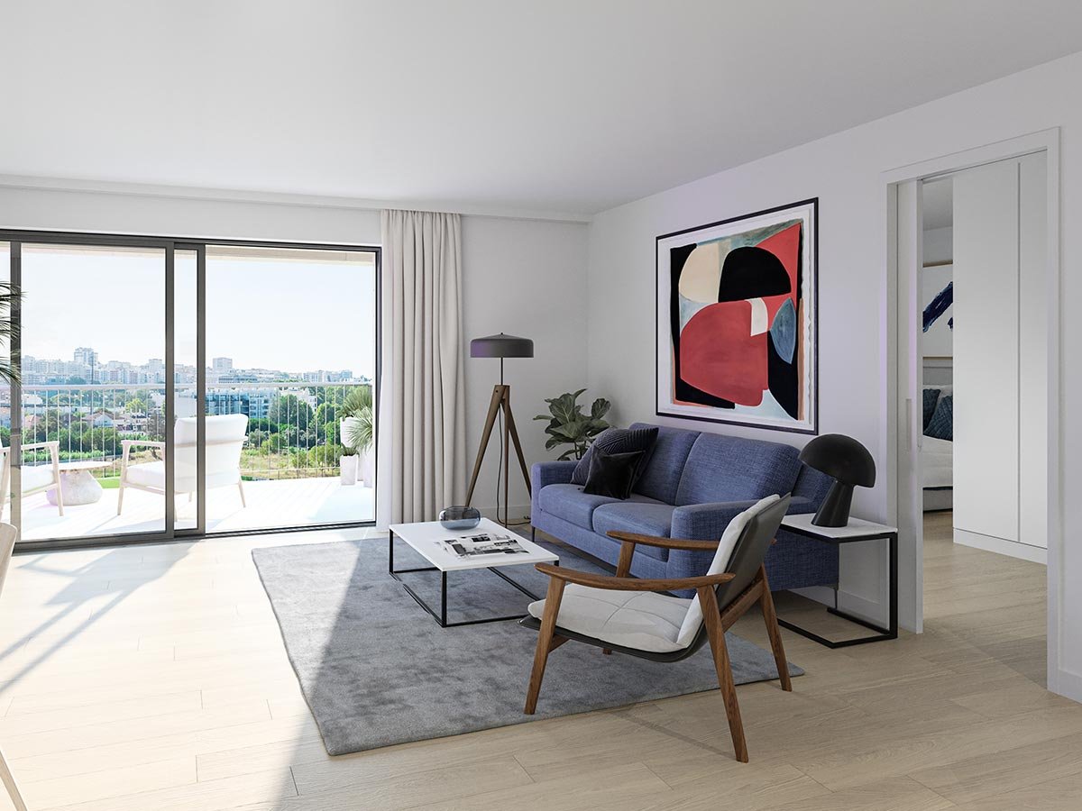 Modern 3-Bedroom Apartment with Expansive Terrace and Garage – Elevated Living in Setúbal, Portugal