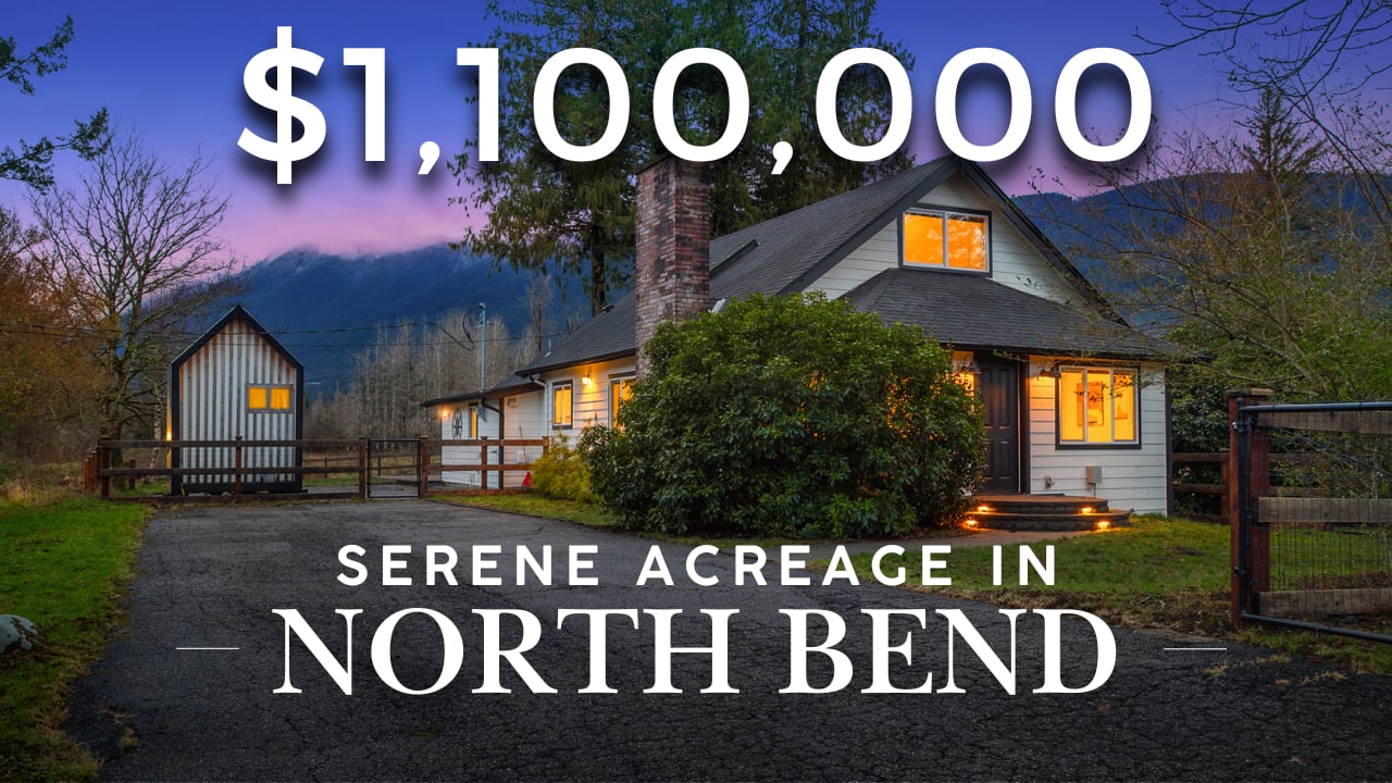  Serene Acreage in North Bend, WA