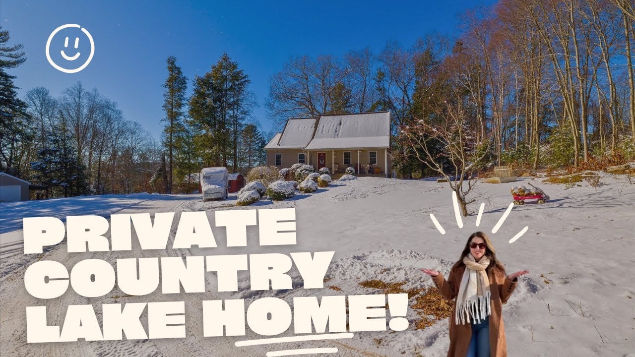 This country lake home has it all! TOUR WITH ME