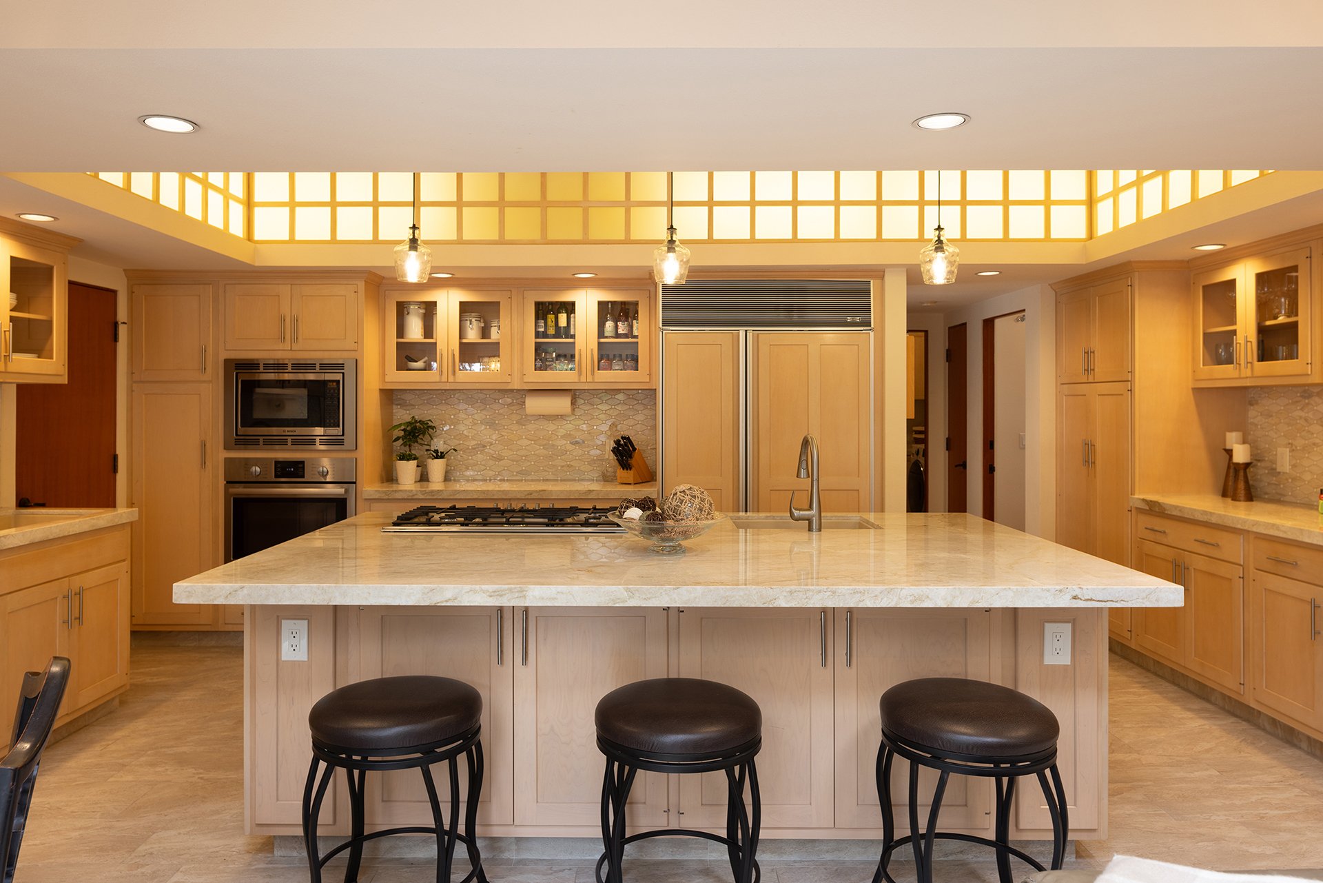 Sunlit Skyline Forest Home