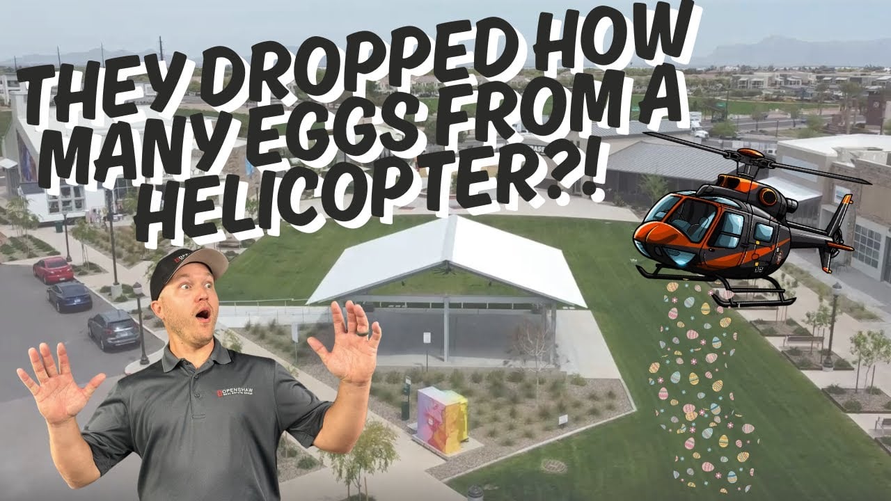 Openshaw Real Estate Group's Annual Helicopter Egg Drop