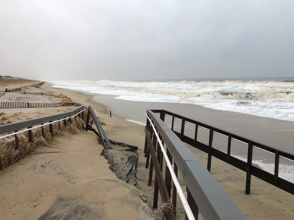 Coastal erosion Bay Head