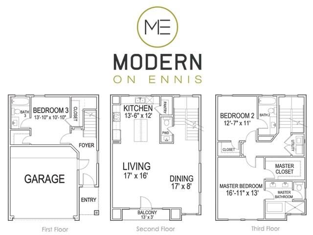 Modern on Ennis floor plan