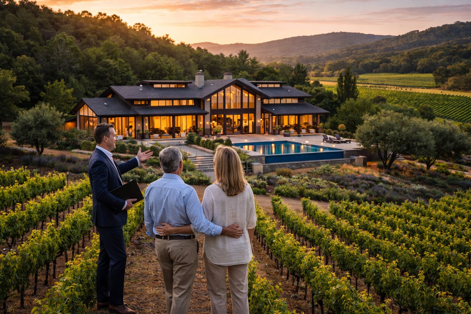 Buyer evaluating a unique home property in San Luis Obispo County on the Central Coast