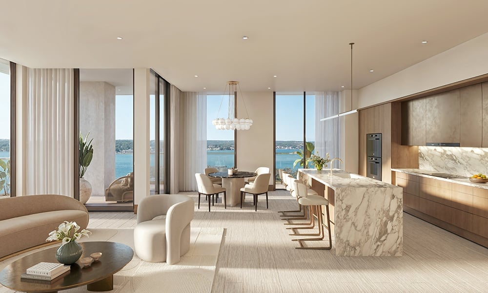 Tula Residences living room