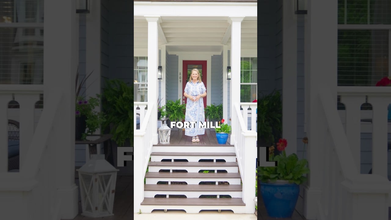 Fort Mill Southern Charm! THREE Porches & Blooming Magnolias: 809 Elswick Court in Baxter Village