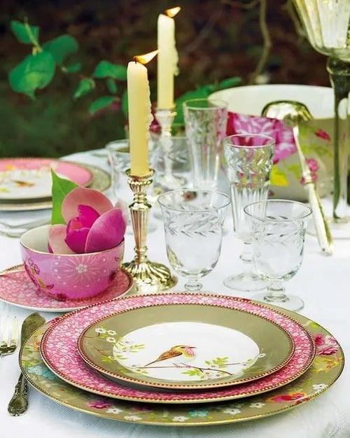 Vintage Holiday Table