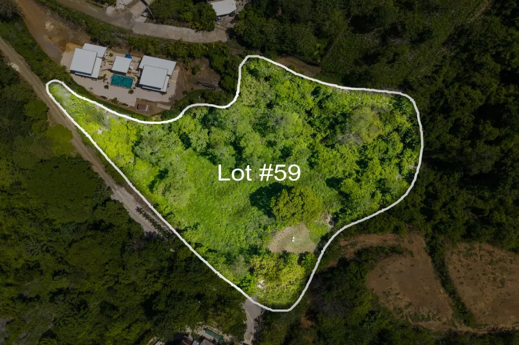 La Marcela Lot 59: Tranquil Jungle Ocean View Homesite in Potrero