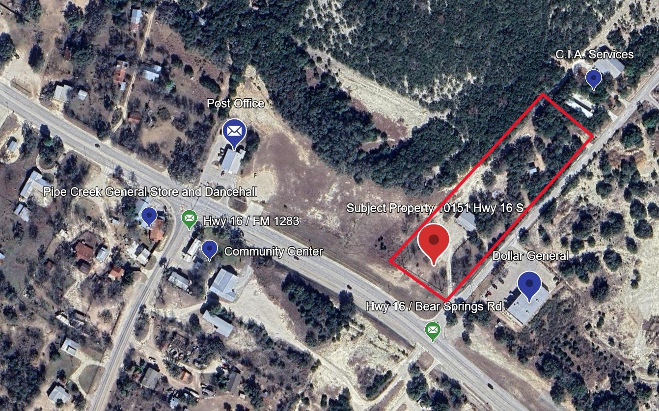 Pipe Creek Retail Land Site | For Sale