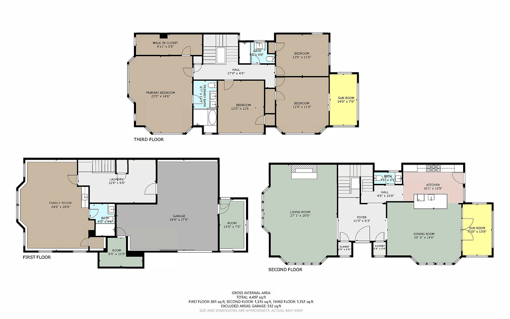 785 3rd Avenue floor plan with original labels