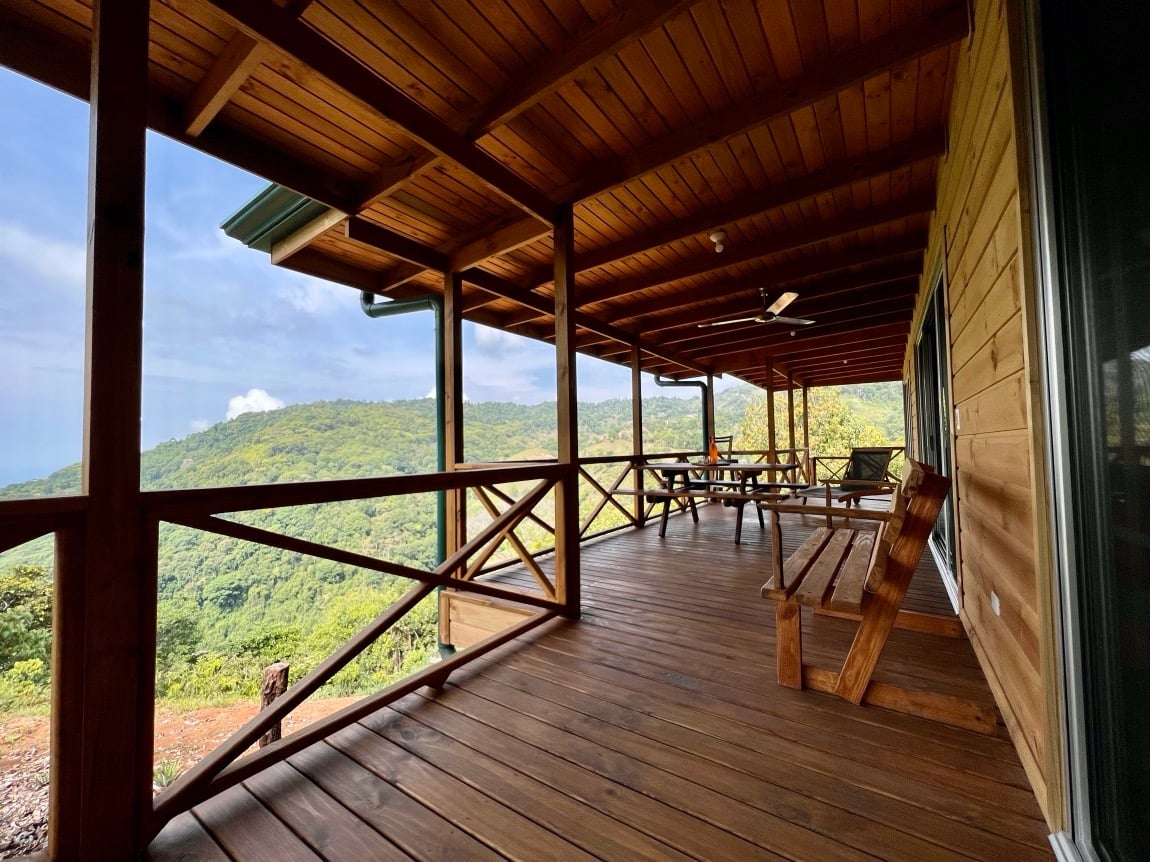 Eco-Luxury Home and Cabins with Waterfall, Ocean Views, and Organic Farming Potential