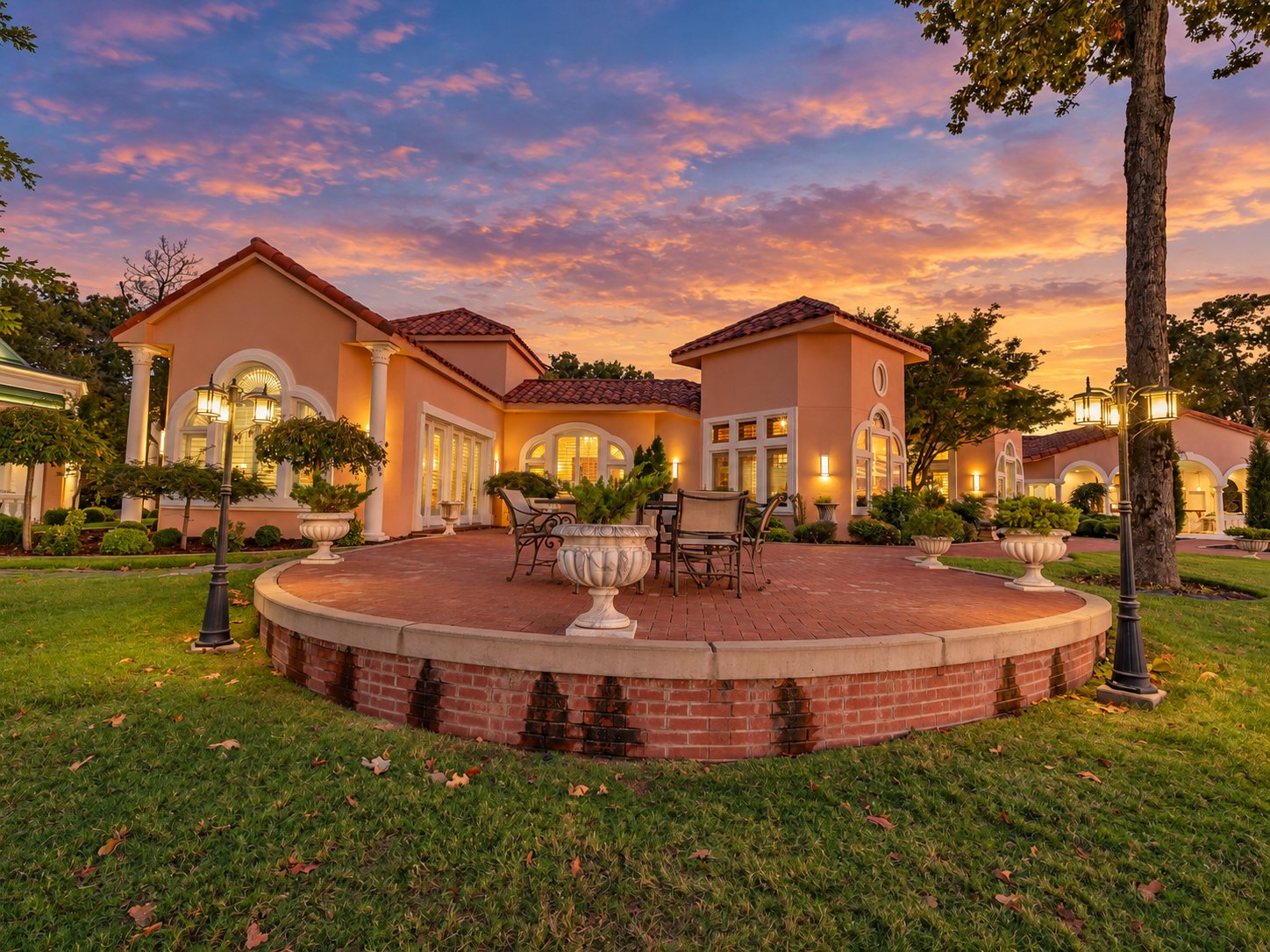 Mediterranean Estate Surrounded by the Beauty of Grand Lake 