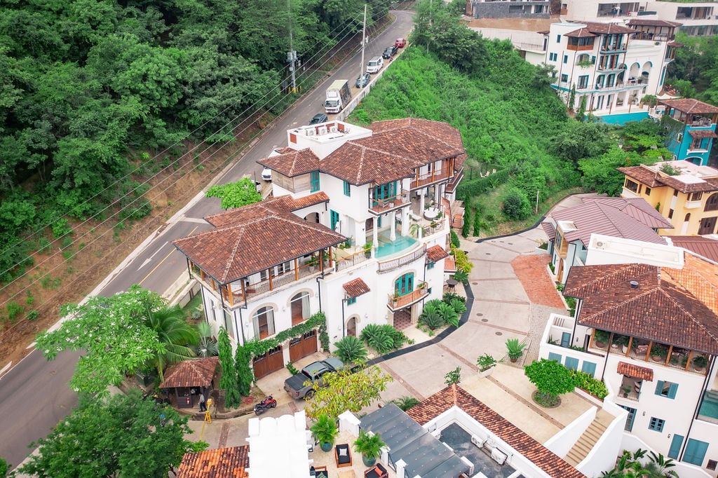 Villa Santorini | Four-level Oceanview Estate Nestled in the Hillside of Las Catalinas—Costa Rica’s Premier Car-free Beach Town.