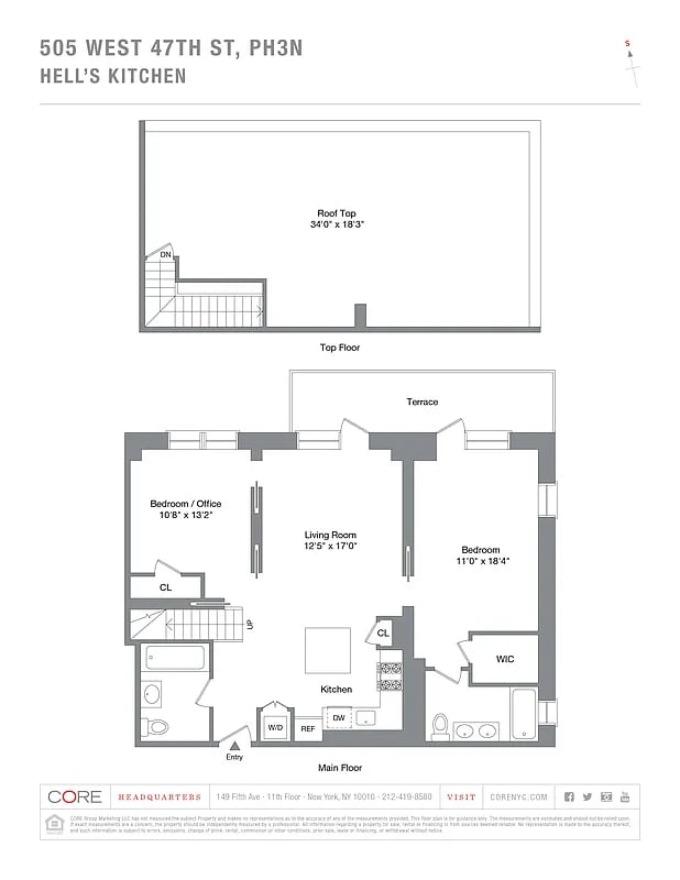 505 W 47th St #PH3N