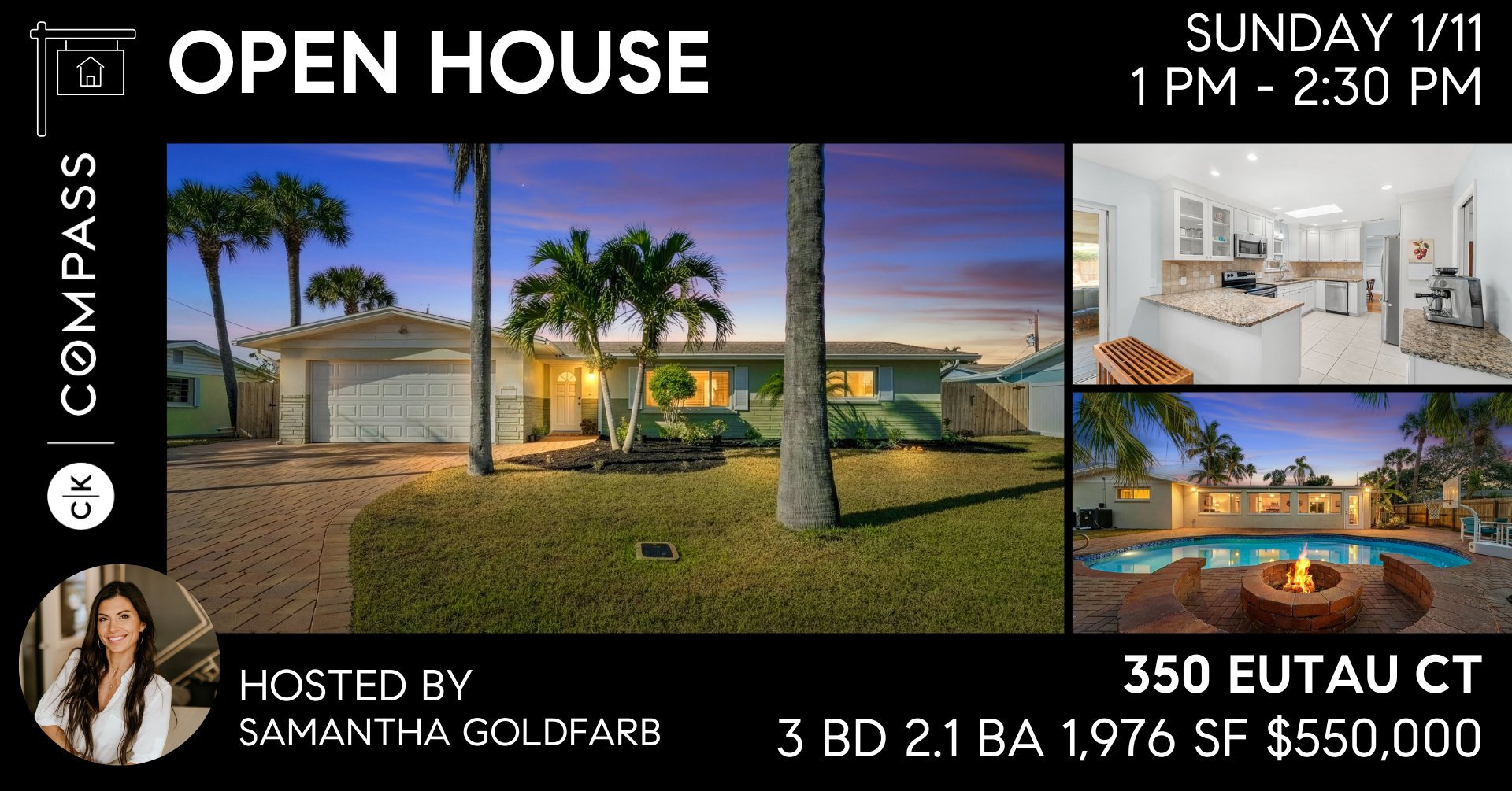 Open house at 350 Eutau Court Indian Harbour Beach home