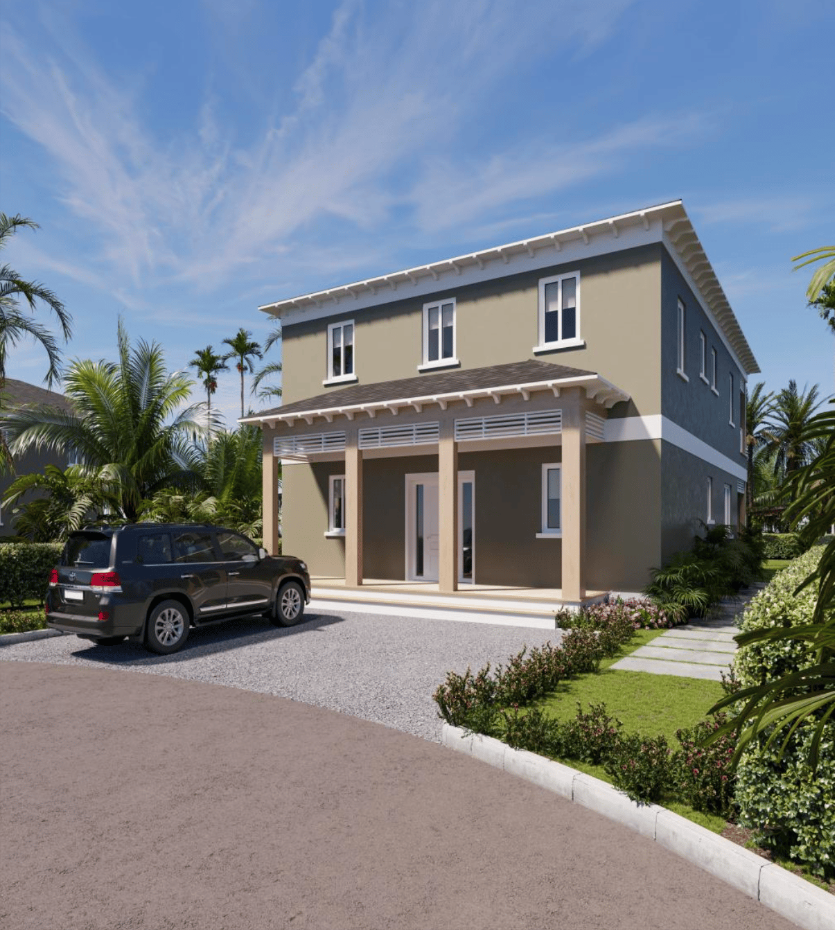 3 BEDROOM, 4 BATH, 1 STUDY, TWO STORY