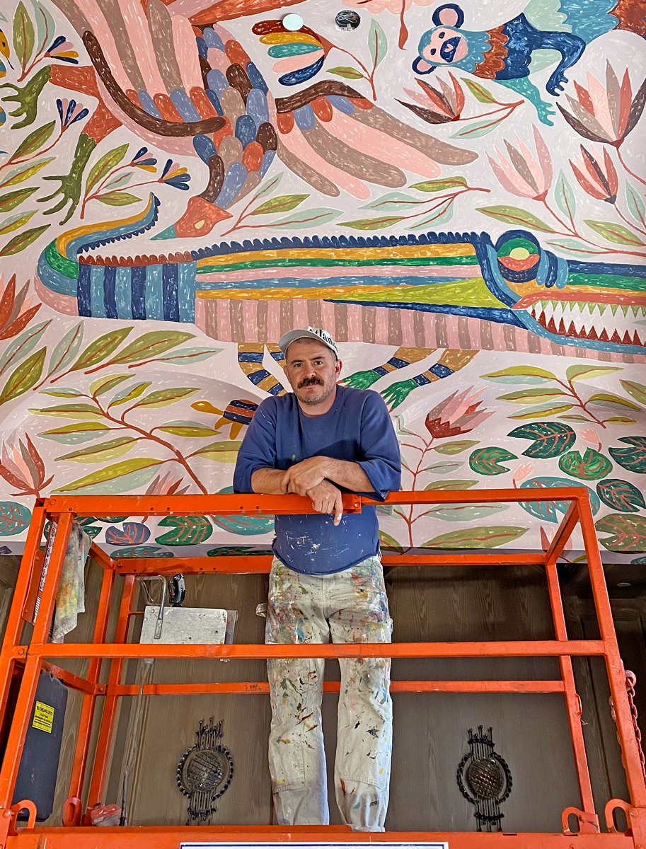 From Fine to Folk: The Mural Mastery of Abel Macias