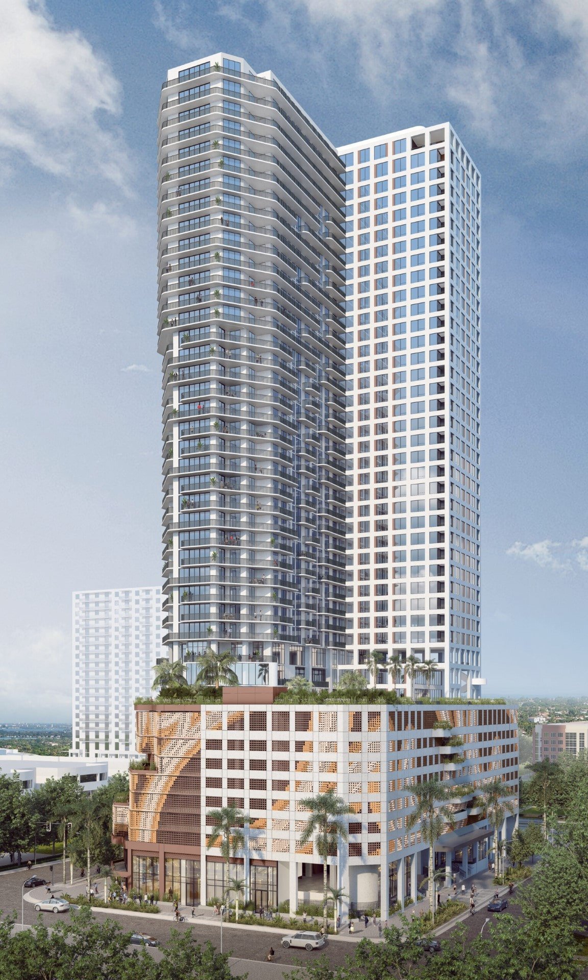 March 2025 - The initial permit has been granted for a proposed 544-unit residential tower in Edgewater