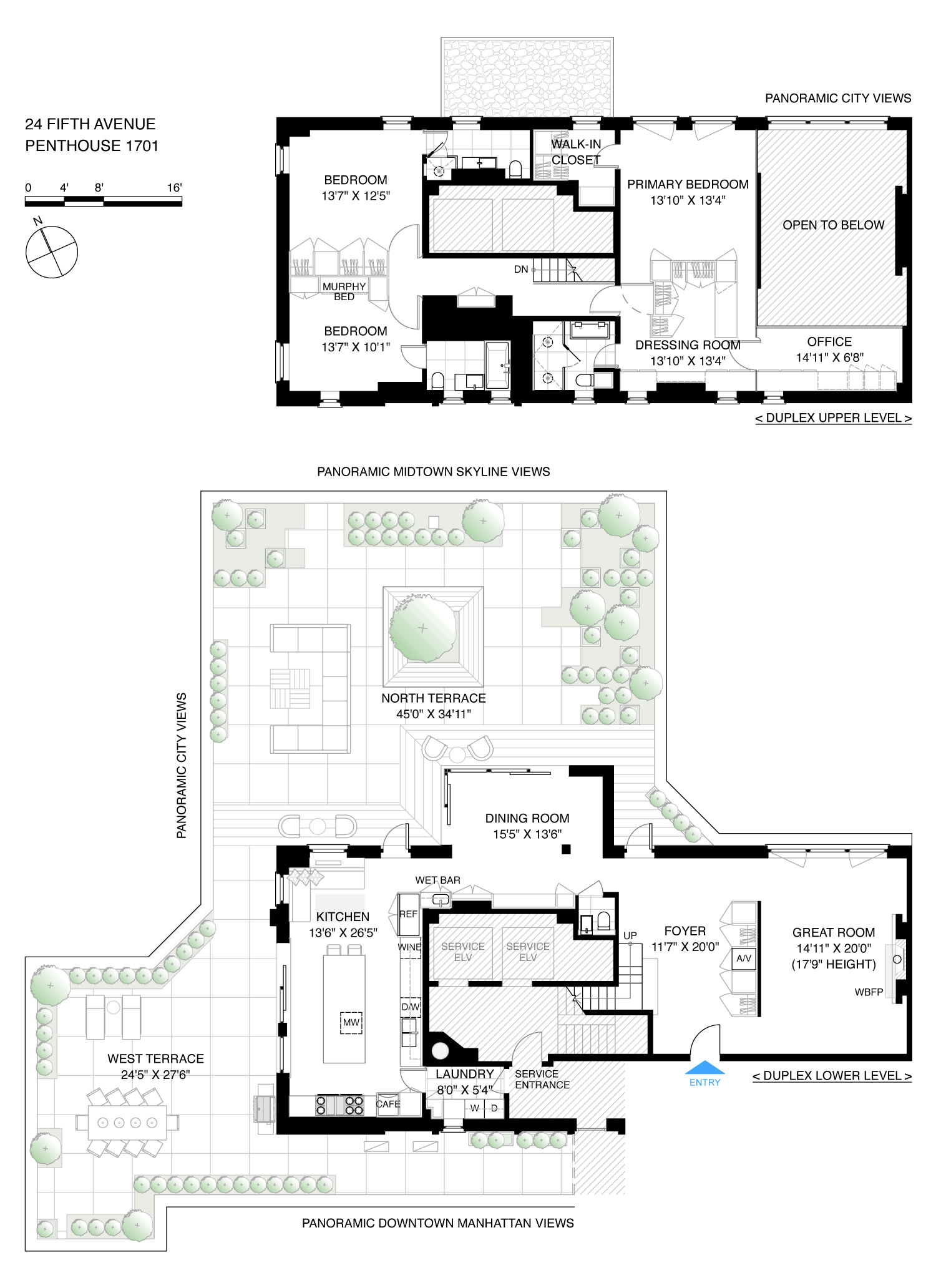 24 Fifth Avenue, PH1701