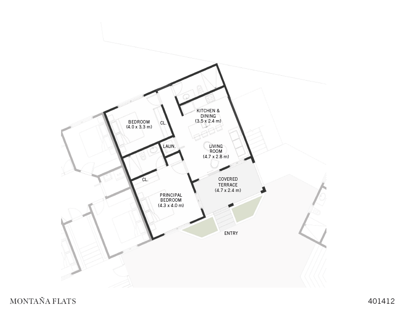 401412 Montaña Flats | Modern 2-Bedroom Flat in Montaña – Prime Location near La Rambla