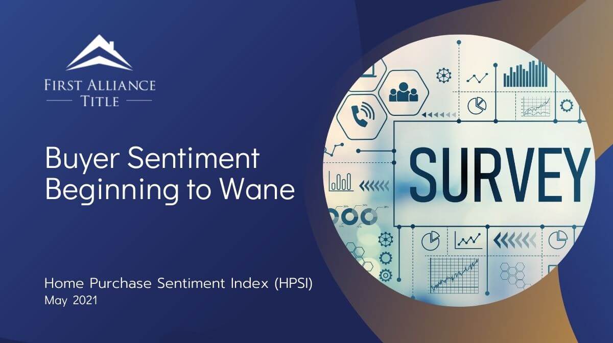 Home Buyer Sentiment is Beginning to Wane