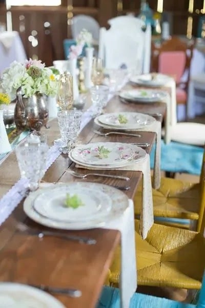 Vintage Holiday Table
