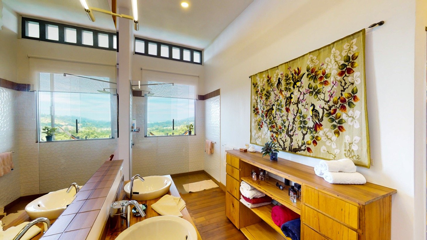 Luxury Ocean View Home with Chic Riverfront Cabins