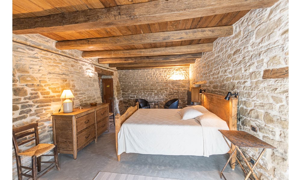 Stone Farmhouse Immersed In Nature