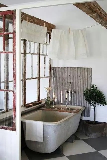 Repurposed Bathroom Vanity