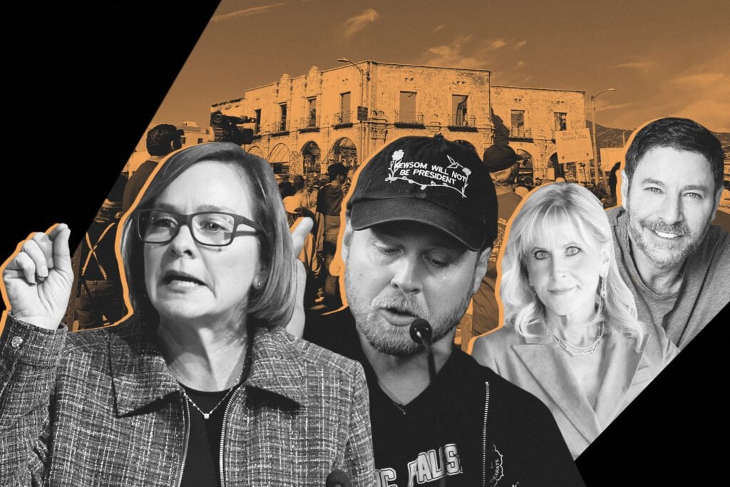 “They Let Us Burn”: Palisades rally blasts local, state pols for wildfire handling