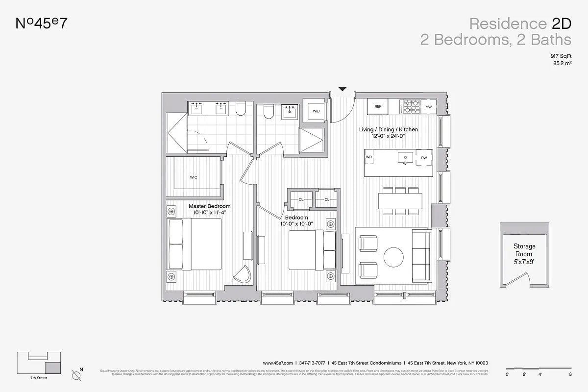 45 E 7th St #2D