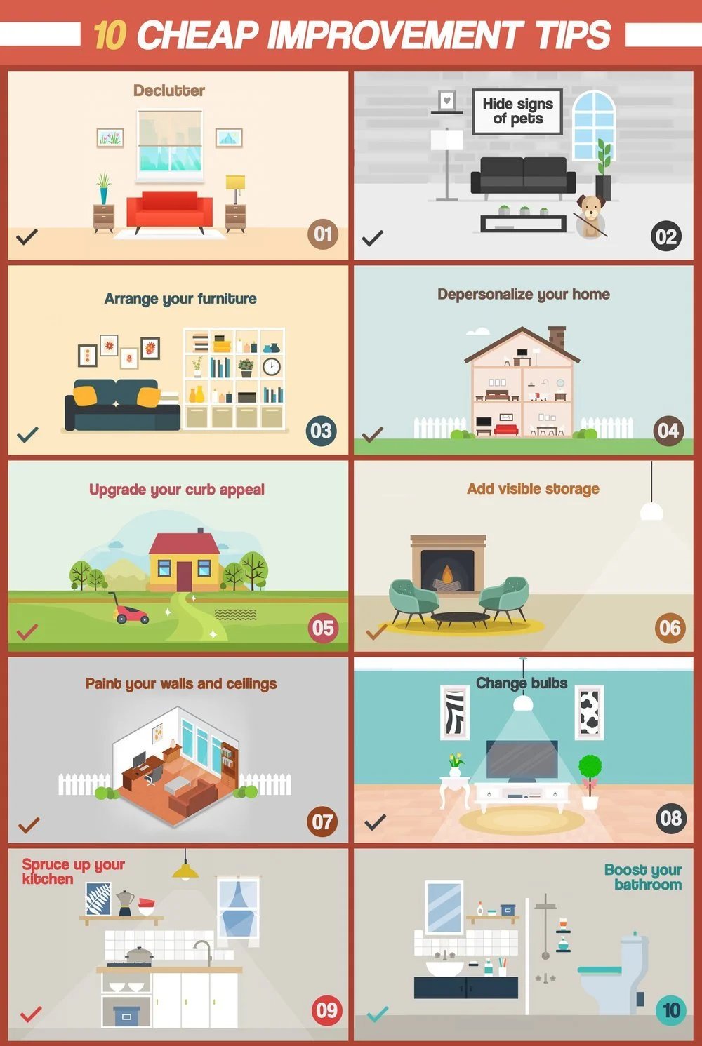 Sell Your House Fast: 10 Cheap Home Improvement Tips