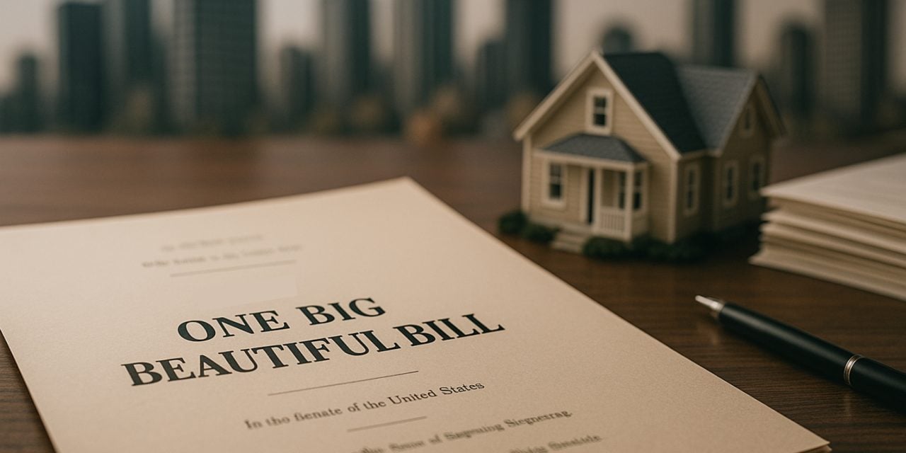 Big Beautiful Bill tax law impact on homeowners and real estate market
