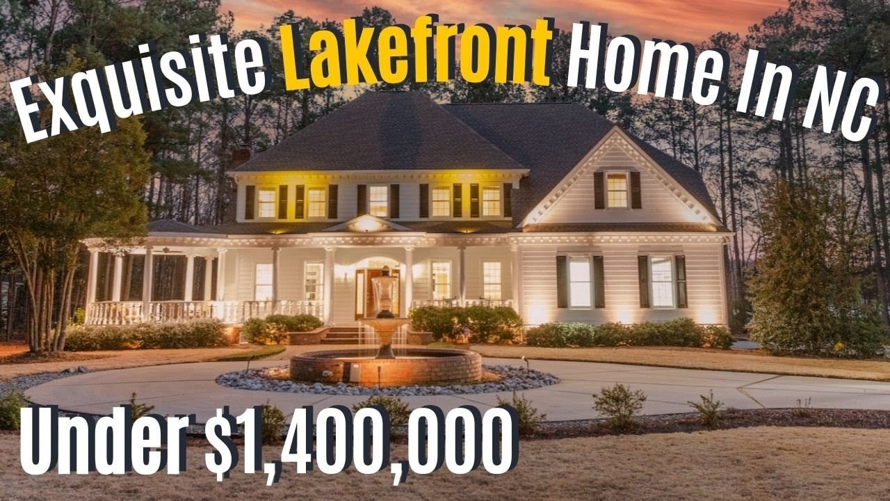 This LAKEFRONT Home Has The Best View In Holly Springs NC | Living in Raleigh NC