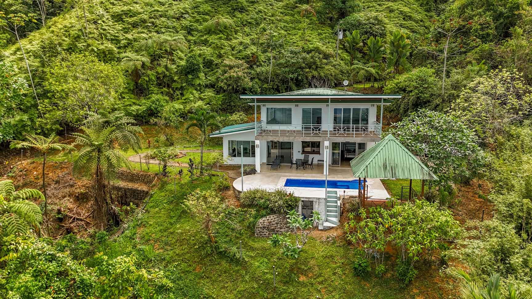3-Bed Ocean View Home Near Ojochal, Costa Rica | 2.75 Acre Jungle Property