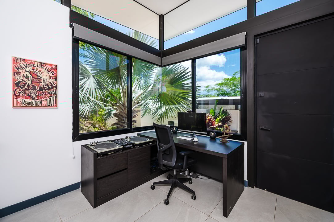 Casa Kalachuchi | Gorgeous Modern Jungle Oasis with Sunset Views in Gated Community