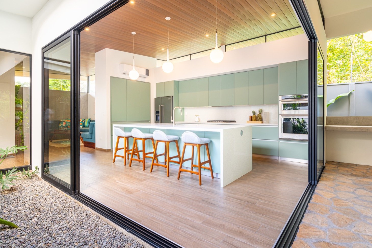 Stunning 3-Bedroom, 2.5-Bathroom Tropical Mid-Century Modern Home – Steps from the Beach