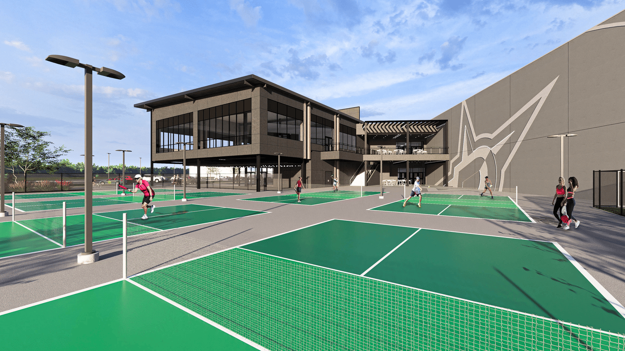 StarCenter Multisport Northlake indoor pickleball courts 16 court capacity southern Denton County sports facility