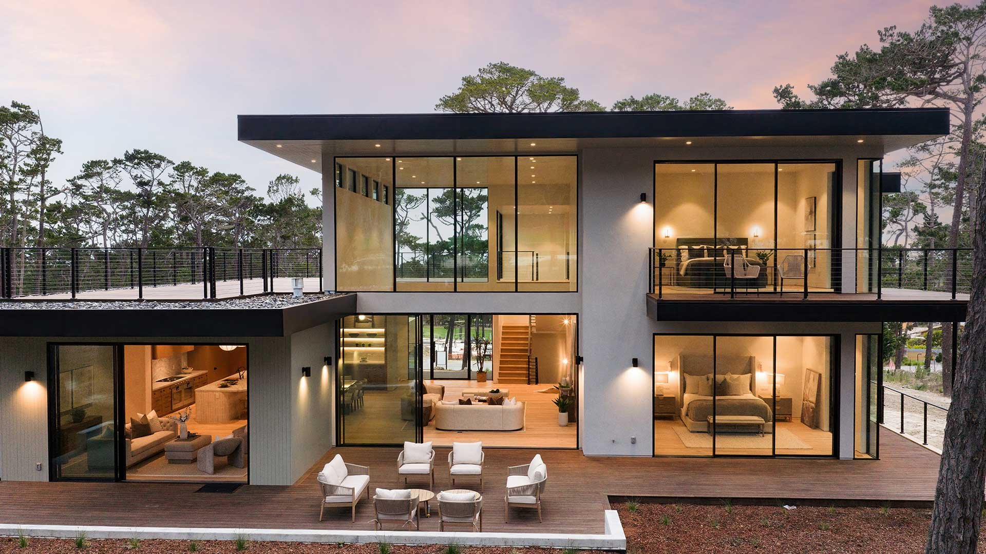 Contemporary Estate Along Poppy Hills Golf Course