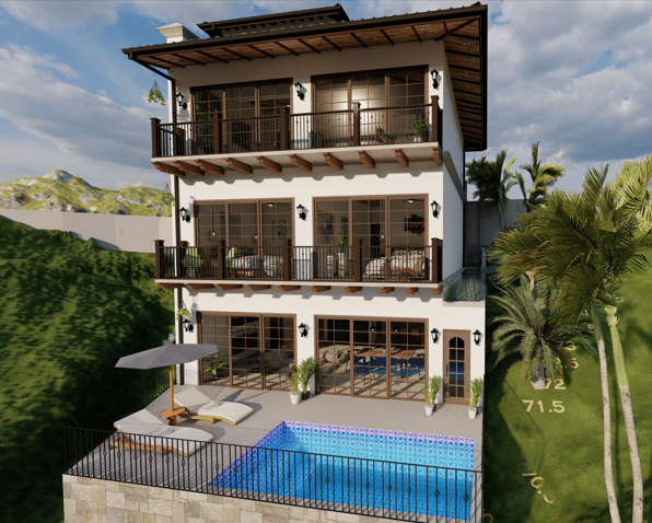 El Prado Lot #126 | Ocean-View Lot with Approved Conceptual Design in Las Catalinas