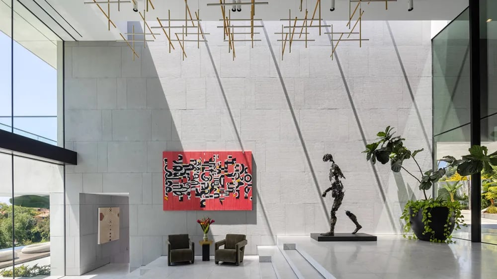 Louis Vuitton Once Hosted an Invite-Only Exhibition at This $88 Million Bel Air Home