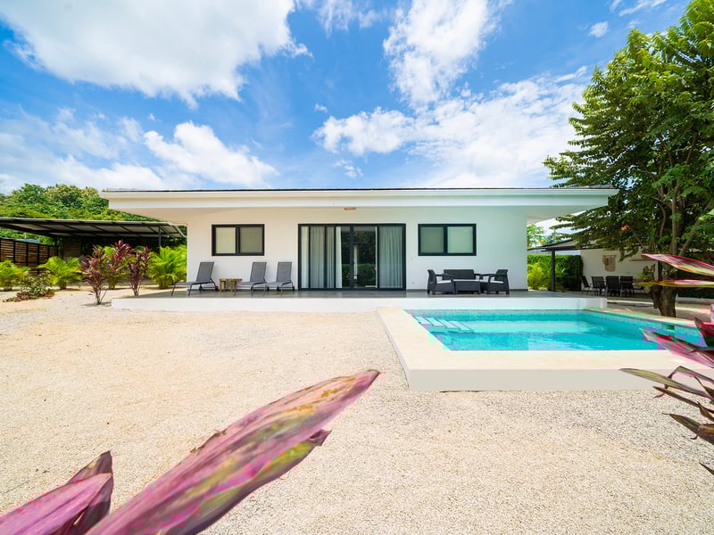 Cute Modern 3-Bedroom Bungalow | Just 5 Minutes from Playa Grande Beach!