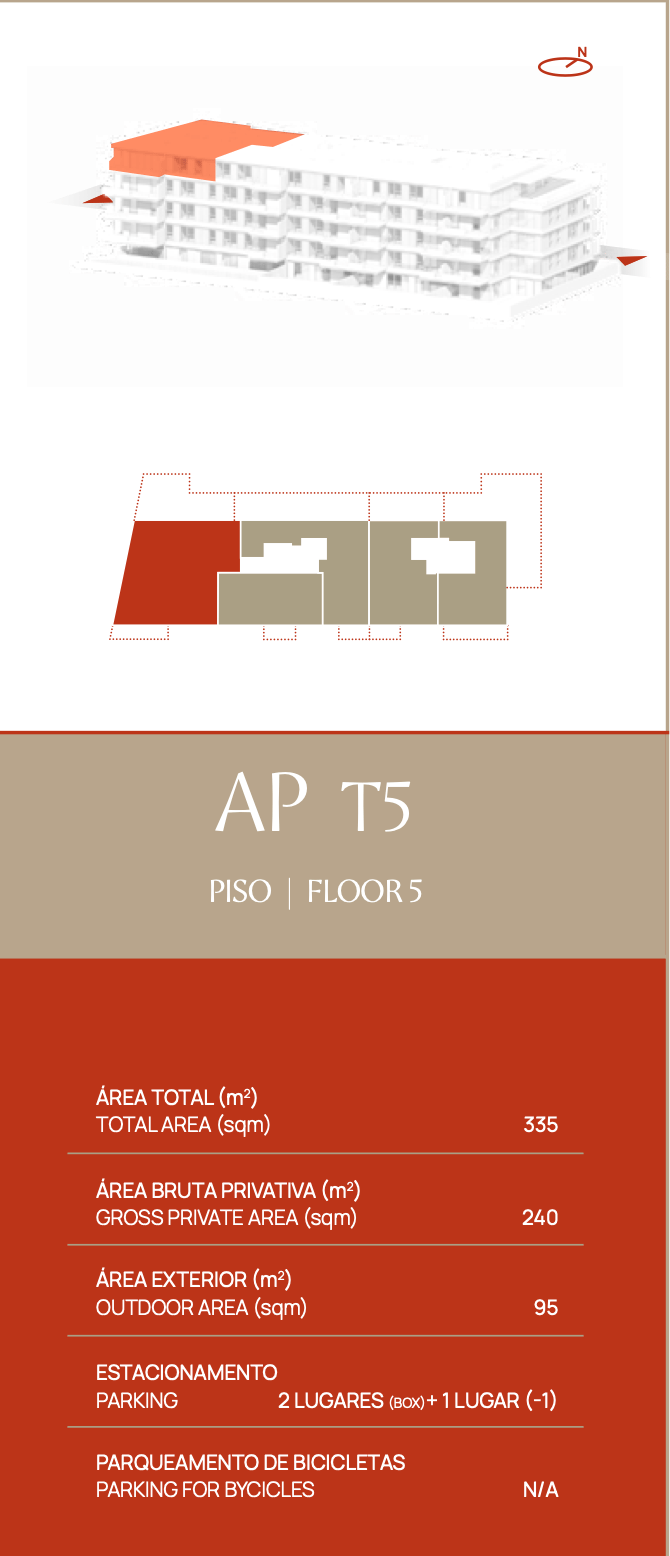 Exclusive T5 Penthouse with Panoramic Terrace and Five Suites in Vila Nova de Gaia, Portugal