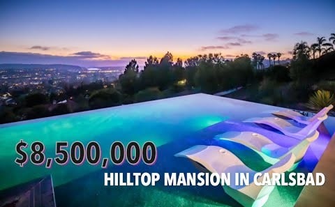 $8.5M Hilltop Mansion in Carlsbad